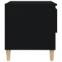 Schwarzer Nachttisch aus Sperrholz, 50 x 46 x 50 cm von vidaXL, Nachttische - Ref: Foro24-819534, Preis: 44,24 €, Rabatt: %