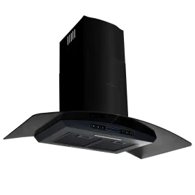Wanddunstabzugshaube 90 cm Edelstahl 756 m³/h schwarz von vidaXL, Extraktoren - Ref: Foro24-50708, Preis: 232,99 €, Rabatt: %
