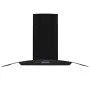 Campana extractora pared 90 cm acero inoxidable 756 m³/h negro de vidaXL, Extractores - Ref: Foro24-50708, Precio: 232,94 €, ...
