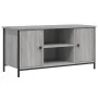 Sonoma gray plywood TV cabinet 100x40x50 cm by vidaXL, TV Furniture - Ref: Foro24-832766, Price: 64,49 €, Discount: %