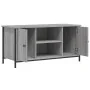 Sonoma gray plywood TV cabinet 100x40x50 cm by vidaXL, TV Furniture - Ref: Foro24-832766, Price: 64,49 €, Discount: %