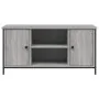Sonoma gray plywood TV cabinet 100x40x50 cm by vidaXL, TV Furniture - Ref: Foro24-832766, Price: 64,49 €, Discount: %