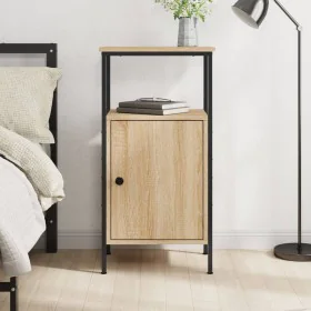 Sonoma oak engineered wood bedside table 41x31x80 cm by vidaXL, Nightstands - Ref: Foro24-825925, Price: 47,87 €, Discount: %