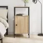 Mesita de noche madera de ingeniería roble Sonoma 41x31x80 cm de vidaXL, Mesitas de noche - Ref: Foro24-825925, Precio: 47,86...