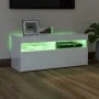 TV cabinet with bright white LED lights 90x35x40 cm by vidaXL, TV Furniture - Ref: Foro24-804388, Price: 74,26 €, Discount: %