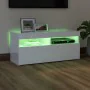 TV-Schrank mit strahlend weißen LED-Leuchten 90x35x40 cm von vidaXL, TV-Möbel - Ref: Foro24-804388, Preis: 74,26 €, Rabatt: %
