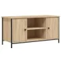 Sonoma oak plywood TV cabinet 100x40x50 cm by vidaXL, TV Furniture - Ref: Foro24-832764, Price: 67,49 €, Discount: %
