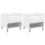 Nightstands 2 units glossy white plywood 50x46x50 cm by vidaXL, Nightstands - Ref: Foro24-819537, Price: 60,16 €, Discount: %