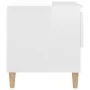 Nightstands 2 units glossy white plywood 50x46x50 cm by vidaXL, Nightstands - Ref: Foro24-819537, Price: 60,16 €, Discount: %