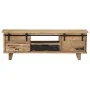 Solid mango wood TV cabinet 120x30x40 cm by vidaXL, TV Furniture - Ref: Foro24-249873, Price: 225,36 €, Discount: %
