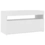 TV-Schrank mit strahlend weißen LED-Leuchten 75x35x40 cm von vidaXL, TV-Möbel - Ref: Foro24-804403, Preis: 54,09 €, Rabatt: %