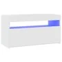 TV-Schrank mit strahlend weißen LED-Leuchten 75x35x40 cm von vidaXL, TV-Möbel - Ref: Foro24-804403, Preis: 54,09 €, Rabatt: %