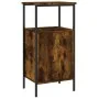 Mesita de noche madera de ingeniería roble ahumado 41x31x80 cm de vidaXL, Mesitas de noche - Ref: Foro24-825927, Precio: 40,5...