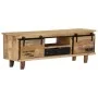 Solid mango wood TV cabinet 120x30x40 cm by vidaXL, TV Furniture - Ref: Foro24-249873, Price: 225,36 €, Discount: %