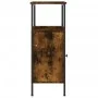 Smoked oak engineered wood bedside table 41x31x80 cm by vidaXL, Nightstands - Ref: Foro24-825927, Price: 40,58 €, Discount: %