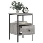 Sonoma gray engineered wood bedside table 34x36x50 cm by vidaXL, Nightstands - Ref: Foro24-826049, Price: 43,20 €, Discount: %