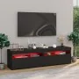 TV stands with LED lights 2 units black 75x35x40 cm by vidaXL, TV Furniture - Ref: Foro24-804394, Price: 94,94 €, Discount: %