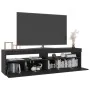 TV stands with LED lights 2 units black 75x35x40 cm by vidaXL, TV Furniture - Ref: Foro24-804394, Price: 94,94 €, Discount: %