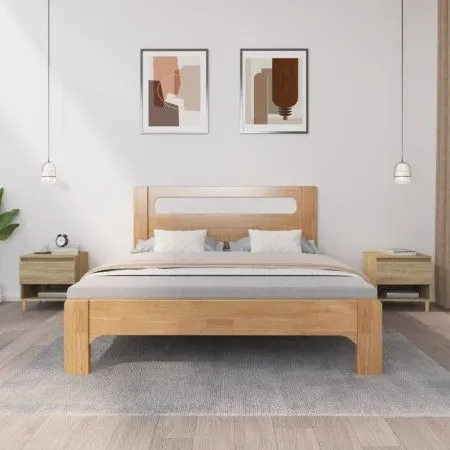 Nachttische 2 Stk. Sonoma Eichenfurnier 50x46x50 cm von vidaXL, Nachttische - Ref: Foro24-819539, Preis: 83,89 €, Rabatt: %