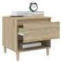 Nachttische 2 Stk. Sonoma Eichenfurnier 50x46x50 cm von vidaXL, Nachttische - Ref: Foro24-819539, Preis: 83,89 €, Rabatt: %
