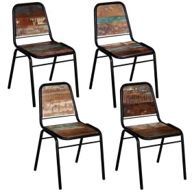 Esszimmerstühle 4 Einheiten recyceltes Massivholz von vidaXL, Essstühle - Ref: Foro24-274706, Preis: 444,12 €, Rabatt: %