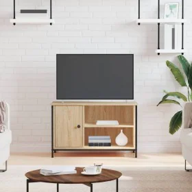 Sonoma oak plywood TV cabinet 80x40x50 cm by vidaXL, TV Furniture - Ref: Foro24-832769, Price: 61,18 €, Discount: %