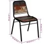 Sillas de comedor 4 unidades madera maciza reciclada de vidaXL, Sillas de comedor - Ref: Foro24-274706, Precio: 444,12 €, Des...