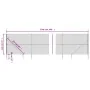 Cerca de alambre con pinchos de anclaje gris antracita 1,4x25 m de vidaXL, Paneles de vallas - Ref: Foro24-153979, Precio: 28...