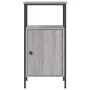 Sonoma gray engineered wood bedside table 41x31x80 cm by vidaXL, Nightstands - Ref: Foro24-825929, Price: 44,72 €, Discount: %