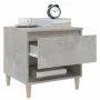 Nachttische 2 Stück betongraues Sperrholz 50x46x50 cm von vidaXL, Nachttische - Ref: Foro24-819541, Preis: 72,09 €, Rabatt: %