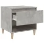 Nachttische 2 Stück betongraues Sperrholz 50x46x50 cm von vidaXL, Nachttische - Ref: Foro24-819541, Preis: 72,09 €, Rabatt: %