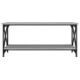 Mesa de centro madera y hierro gris Sonoma 100x45x45 cm de vidaXL, Mesas de centro - Ref: Foro24-823315, Precio: 55,44 €, Des...
