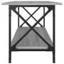 Mesa de centro madera y hierro gris Sonoma 100x45x45 cm de vidaXL, Mesas de centro - Ref: Foro24-823315, Precio: 55,44 €, Des...