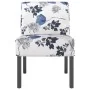 Gepolsterter Stoffstuhl mit blauem Blumendruck von vidaXL, Einfache Stühle - Ref: Foro24-352461, Preis: 68,91 €, Rabatt: %