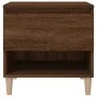 Mesita de noche madera contrachapada roble marrón 50x46x50 cm de vidaXL, Mesitas de noche - Ref: Foro24-819546, Precio: 50,35...