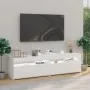 TV-Möbel mit LED-Leuchten 2 Stk. glänzend weiß 75x35x40 cm von vidaXL, TV-Möbel - Ref: Foro24-804404, Preis: 136,10 €, Rabatt: %