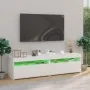 TV-Möbel mit LED-Leuchten 2 Stk. glänzend weiß 75x35x40 cm von vidaXL, TV-Möbel - Ref: Foro24-804404, Preis: 136,10 €, Rabatt: %