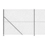 Drahtzaun mit anthrazitgrauem Flansch 2x10 m von vidaXL, Zaunpaneele - Ref: Foro24-153990, Preis: 82,11 €, Rabatt: %