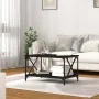 Couchtisch aus Sperrholz und schwarzem Eisen, 80 x 50 x 45 cm von vidaXL, Couchtisch - Ref: Foro24-823317, Preis: 54,30 €, Ra...