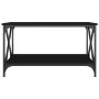 Couchtisch aus Sperrholz und schwarzem Eisen, 80 x 50 x 45 cm von vidaXL, Couchtisch - Ref: Foro24-823317, Preis: 54,30 €, Ra...