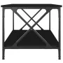 Couchtisch aus Sperrholz und schwarzem Eisen, 80 x 50 x 45 cm von vidaXL, Couchtisch - Ref: Foro24-823317, Preis: 54,30 €, Ra...