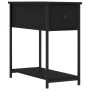 Schwarzer Nachttisch aus Holzwerkstoff, 30 x 60 x 60 cm von vidaXL, Nachttische - Ref: Foro24-826053, Preis: 45,64 €, Rabatt: %