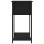 Schwarzer Nachttisch aus Holzwerkstoff, 30 x 60 x 60 cm von vidaXL, Nachttische - Ref: Foro24-826053, Preis: 45,64 €, Rabatt: %