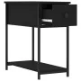 Schwarzer Nachttisch aus Holzwerkstoff, 30 x 60 x 60 cm von vidaXL, Nachttische - Ref: Foro24-826053, Preis: 45,64 €, Rabatt: %