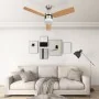 Deckenventilator mit Licht und Fernbedienung in hellem Braun 108 cm von vidaXL, Deckenventilatoren - Ref: Foro24-51490, Preis...