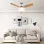Deckenventilator mit Licht und Fernbedienung in hellem Braun 108 cm von vidaXL, Deckenventilatoren - Ref: Foro24-51490, Preis...