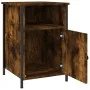 Smoked oak plywood bedside table 40x42x60 cm by vidaXL, Nightstands - Ref: Foro24-825917, Price: 42,63 €, Discount: %