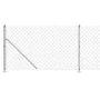 Drahtzaun mit silbernem Flansch 0,8x10 m von vidaXL, Zaunpaneele - Ref: Foro24-154032, Preis: 45,10 €, Rabatt: %