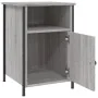 Mesita de noche madera contrachapada gris Sonoma 40x42x60 cm de vidaXL, Mesitas de noche - Ref: Foro24-825919, Precio: 47,64 ...
