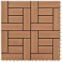 WPC-Verandafliesen 30x30 cm 2 m² braun 22 Einheiten von vidaXL, Böden und Teppiche - Ref: Foro24-277798, Preis: 109,03 €, Rab...